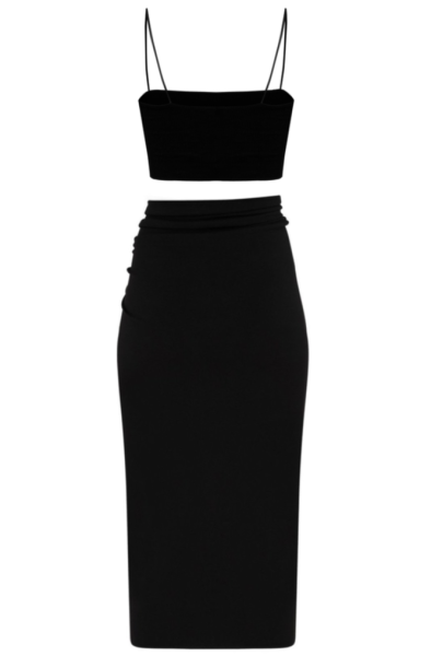 NUXKUKA-B- MIDI(Jarse) 34 - Siyah